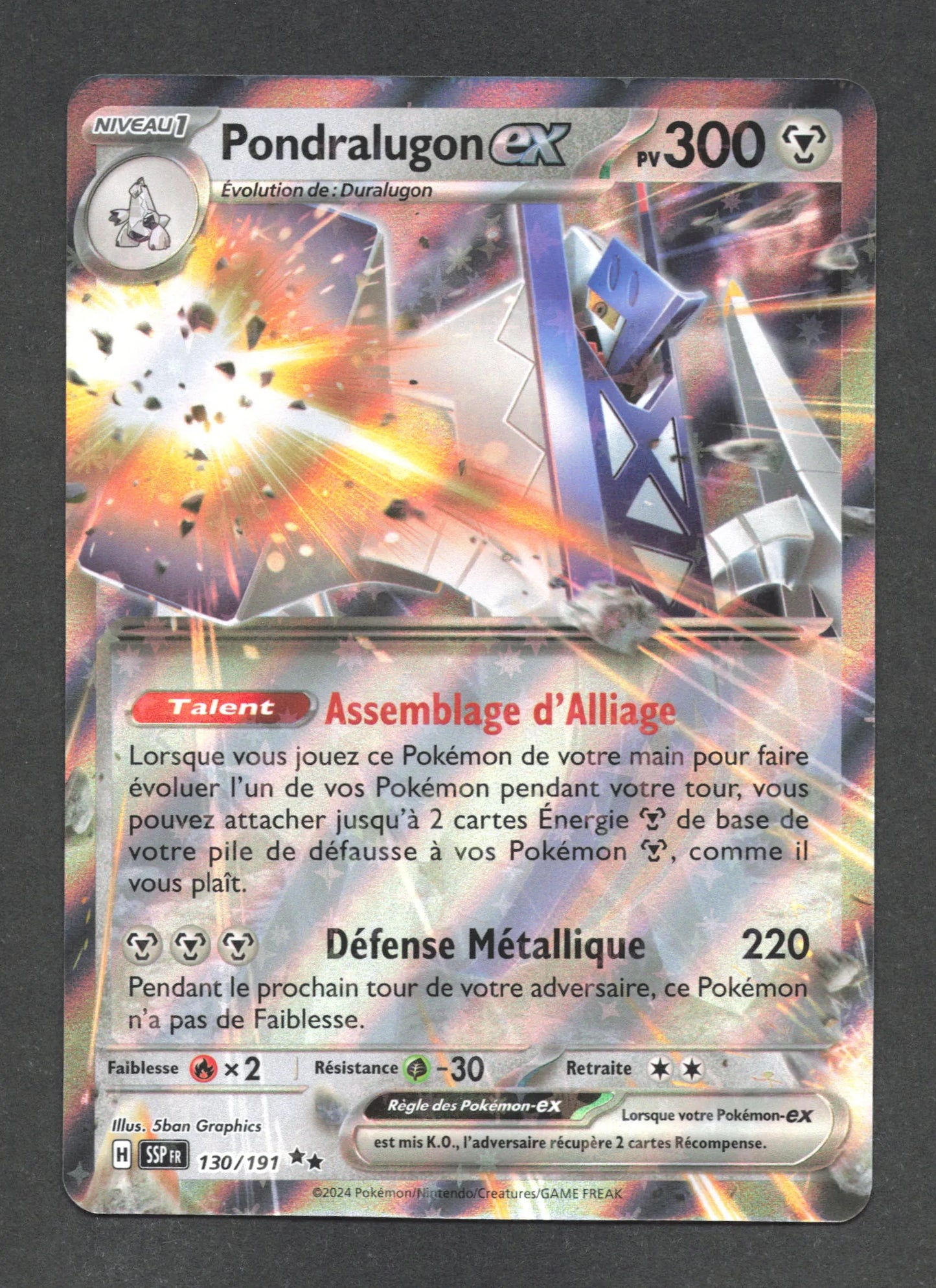 130/191 Pondralugon EX - Étincelles Déferlantes