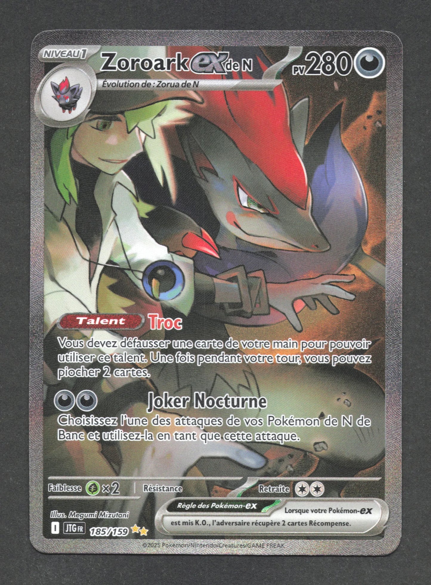 185/159 Zoroark EX - Aventures Ensemble