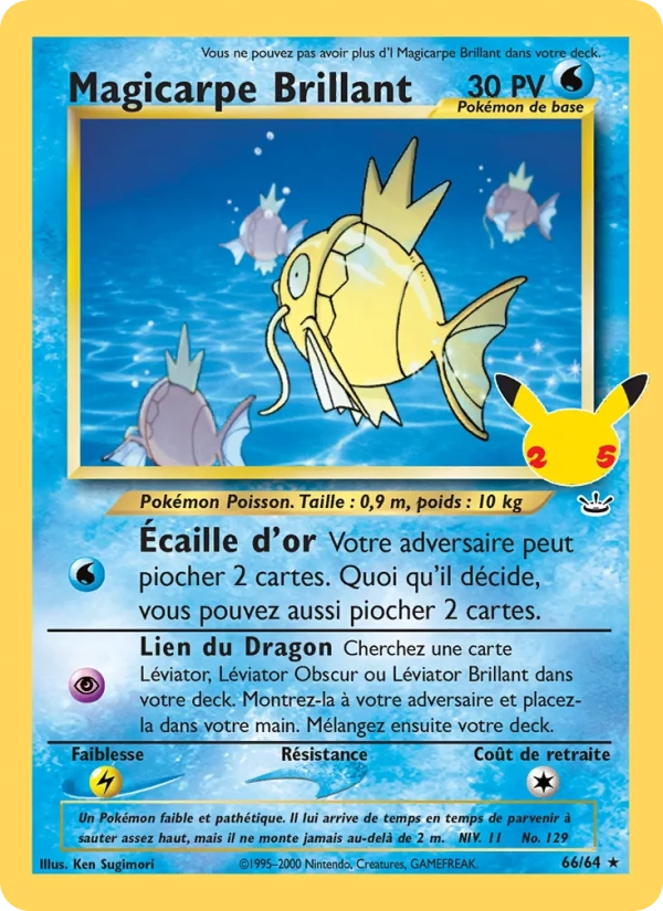 66/64 Magicarpe Brillant HOLO - Célébrations