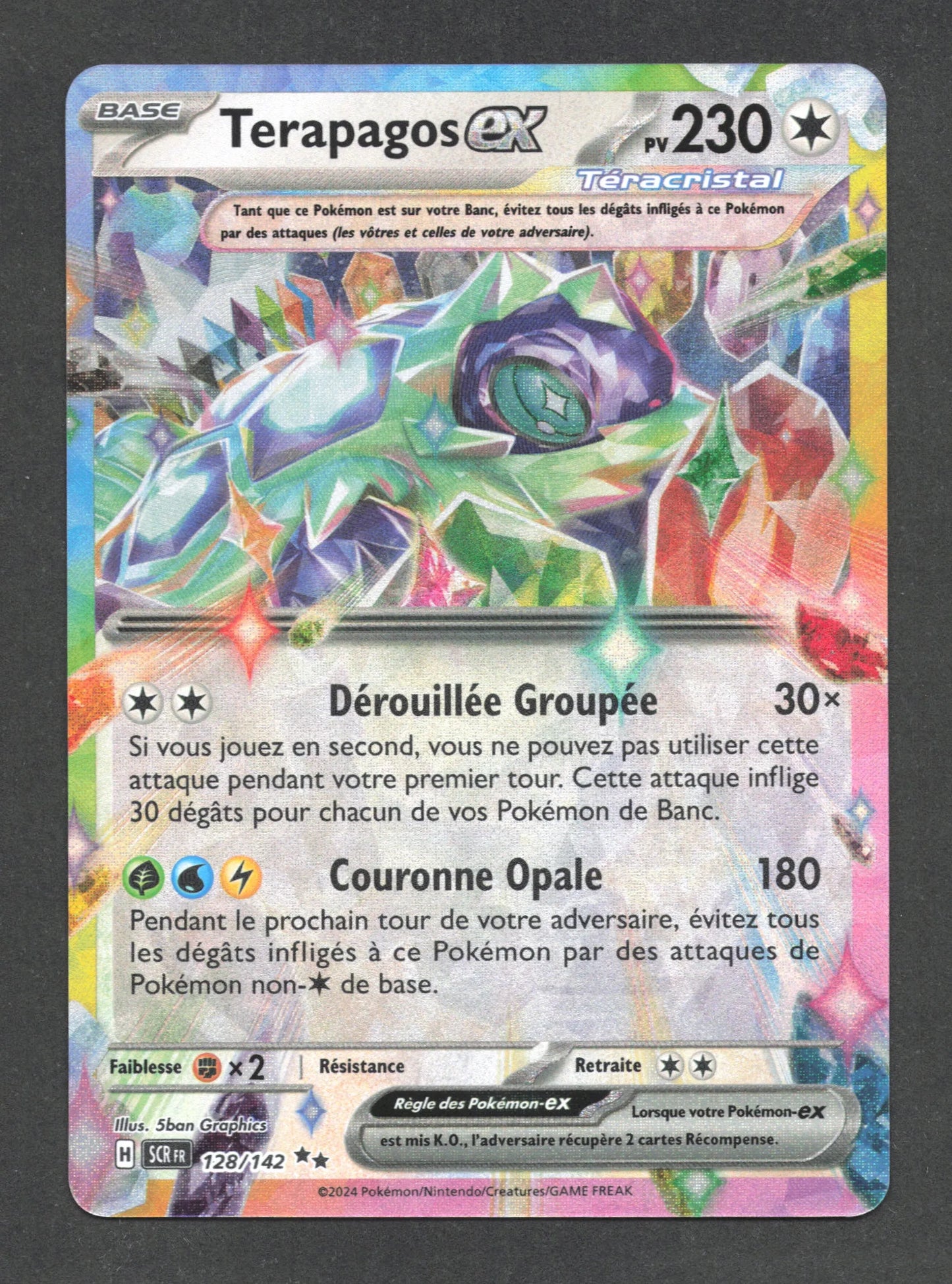 128/142 Terapagos EX - Couronne Stellaire