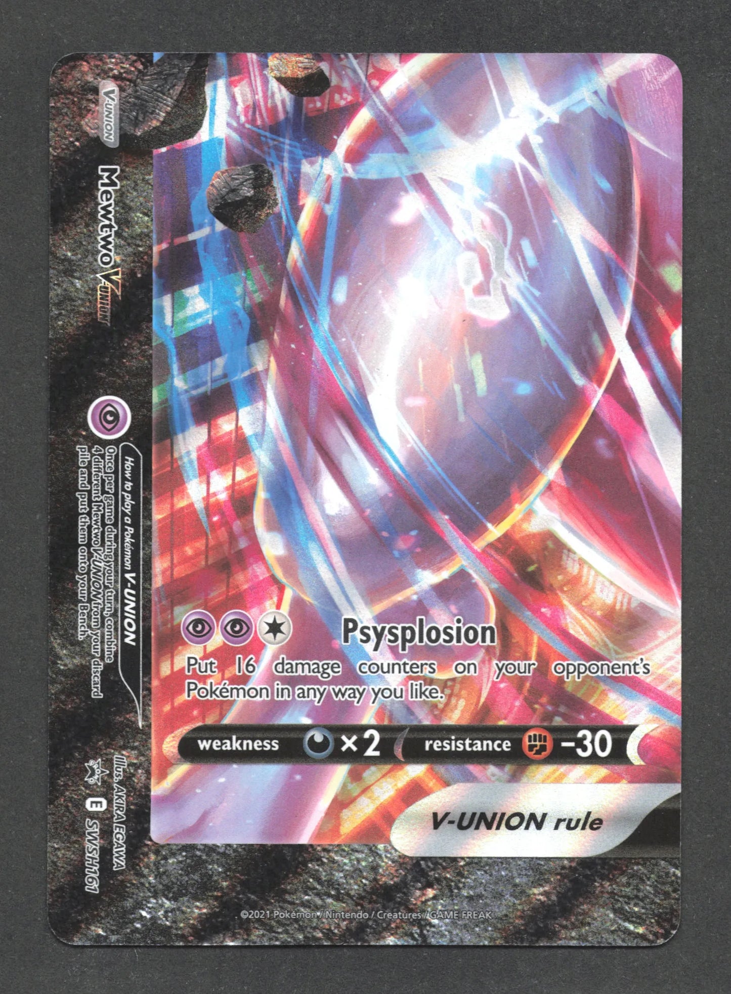 SWSH161 Mewtwo V UNION ANGLAIS - Anglais