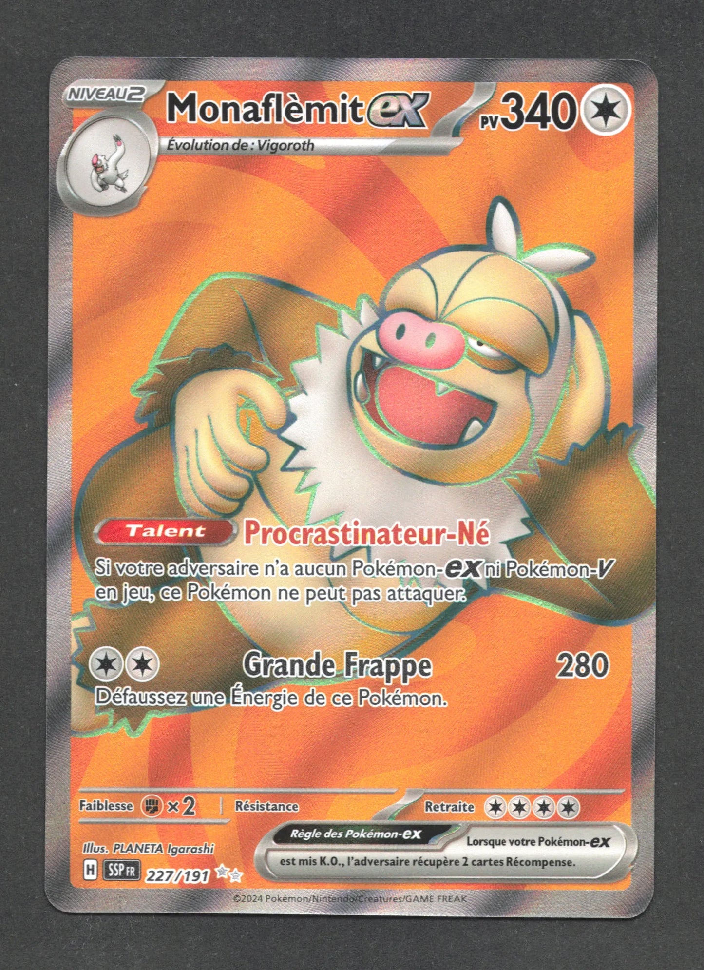 227/191 Monaflemit EX - Étincelles Déferlantes