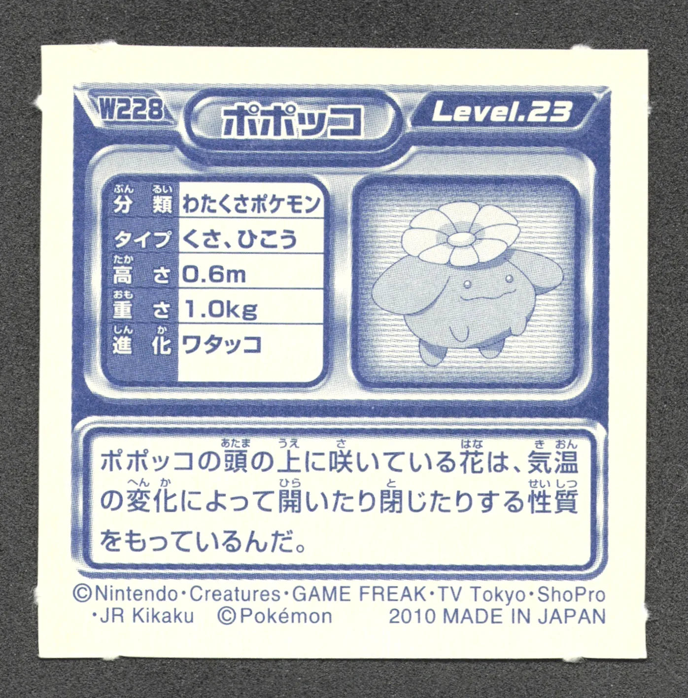 W228 Floravol STICKER JP - STICKER JP