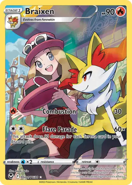 TG01/TG30 Braixen TG ANGLAIS - Anglais