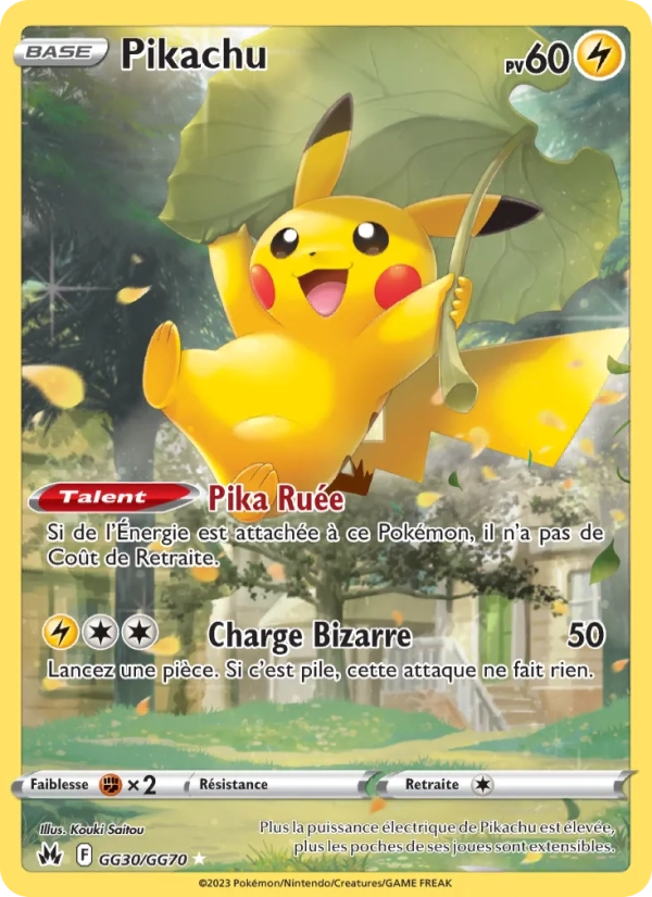GG30/GG70 Pikachu GG - Zénith Suprême