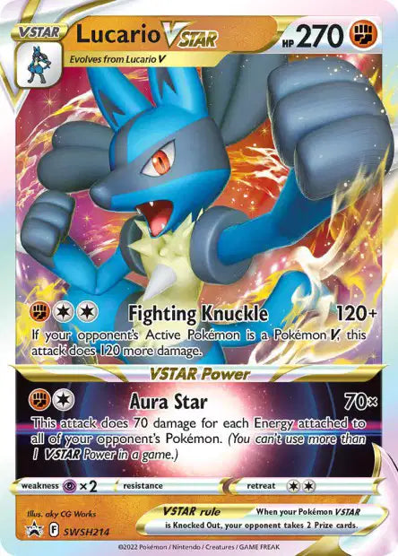 SWSH214 Lucario VSTAR ANGLAIS - Anglais