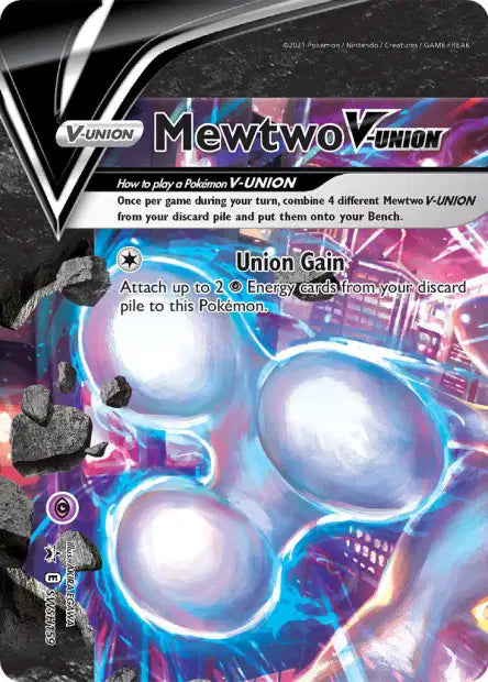 SWSH159 Mewtwo V UNION ANGLAIS - Anglais