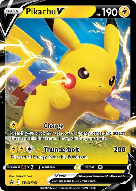 SWSH061 Pikachu V ANGLAIS - Anglais
