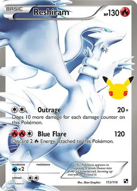 113/114 Reshiram FA ANGLAIS - Anglais