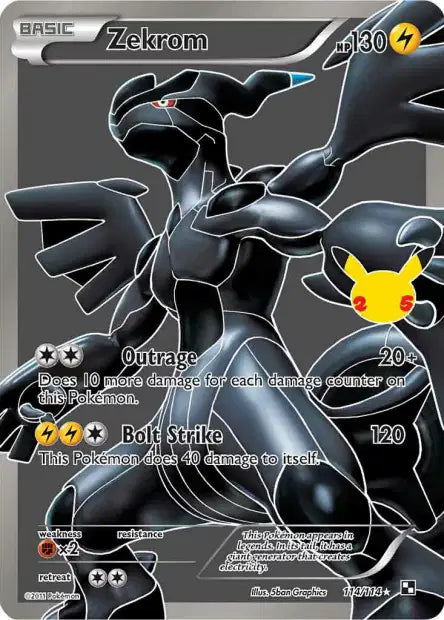 114/114 Zekrom FA ANGLAIS - Anglais