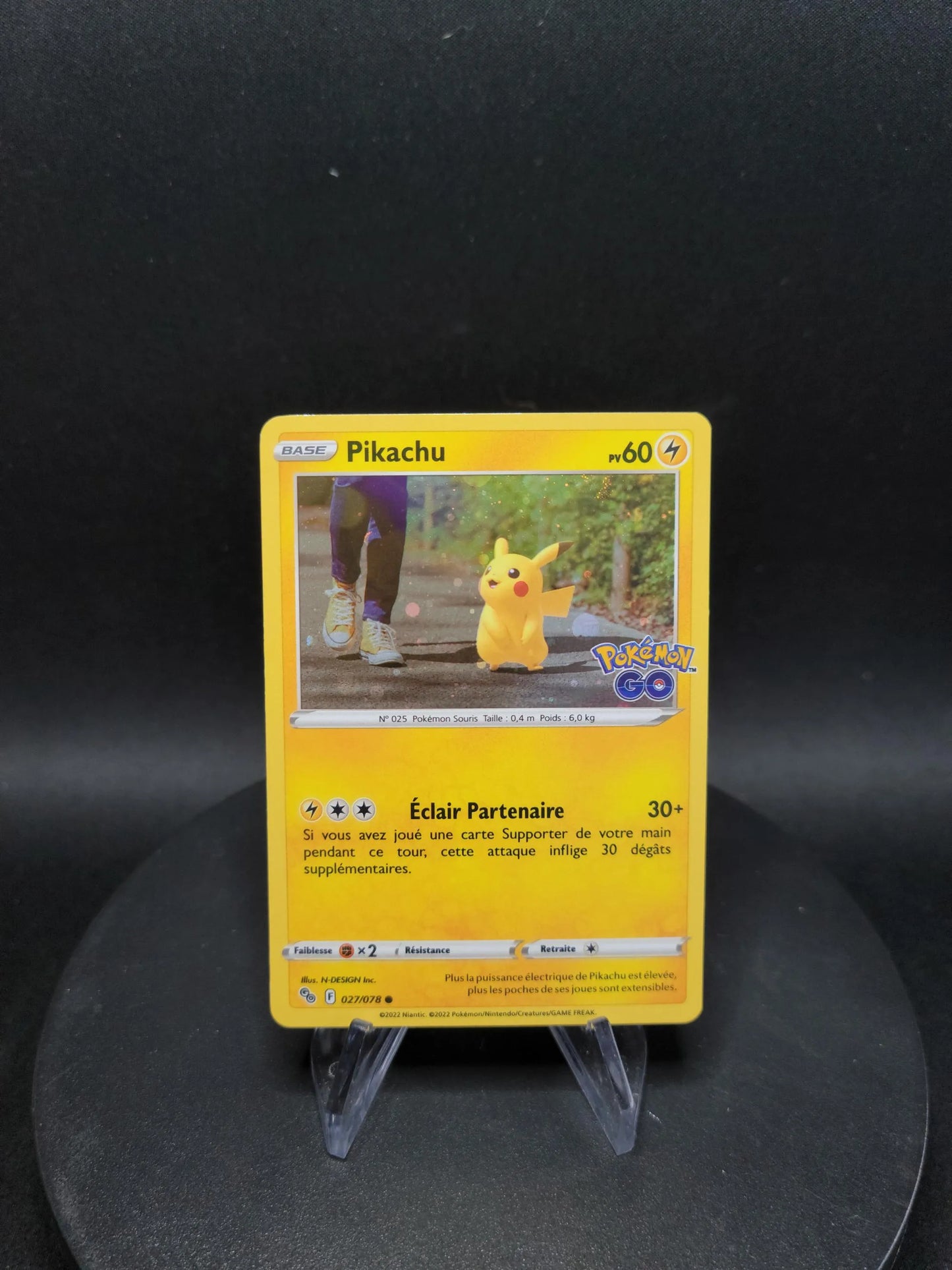 027/078 Pikachu HOLO - Pokémon GO