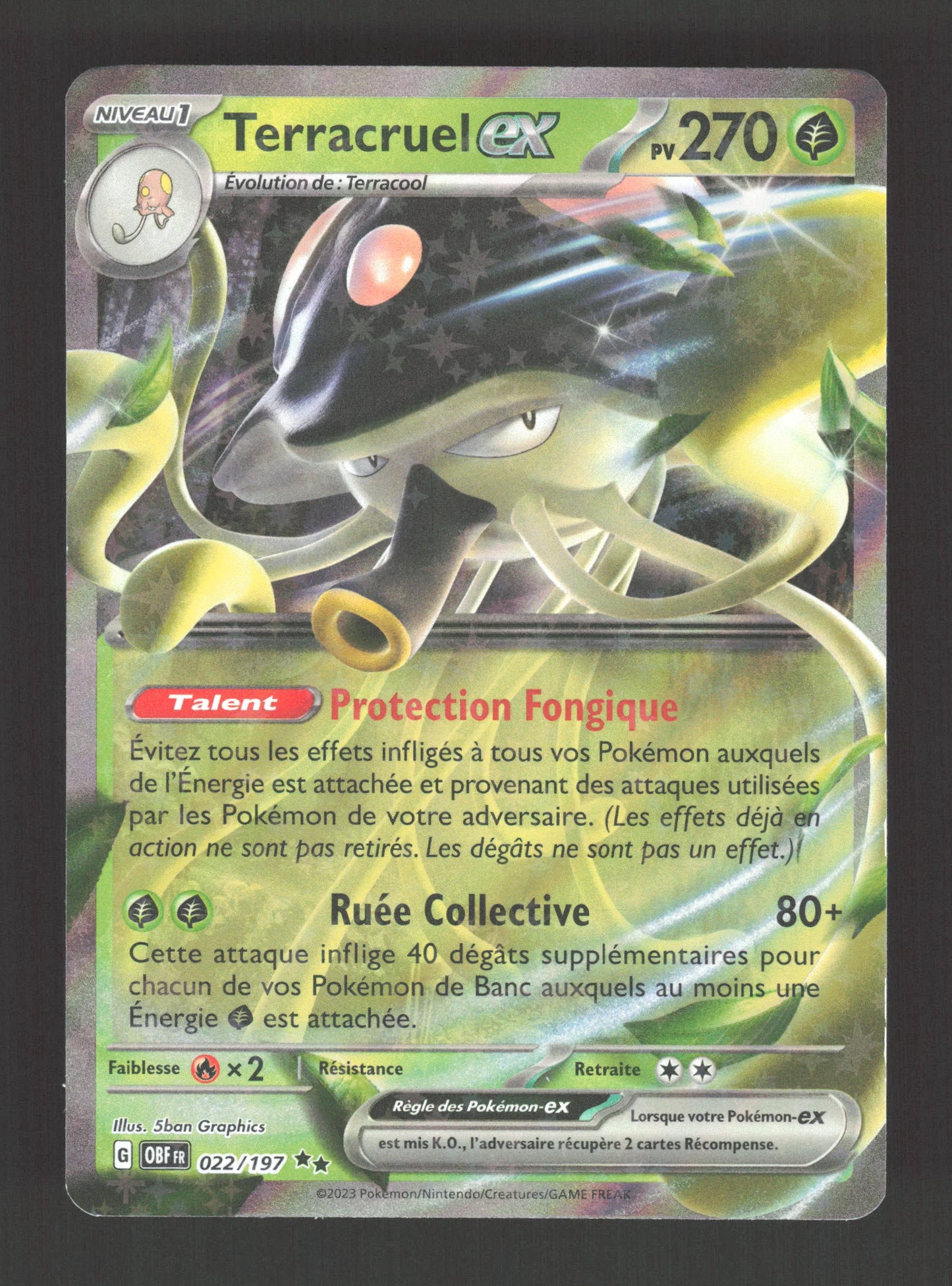 022/197 Terracruel EX - Flammes Obsidiennes