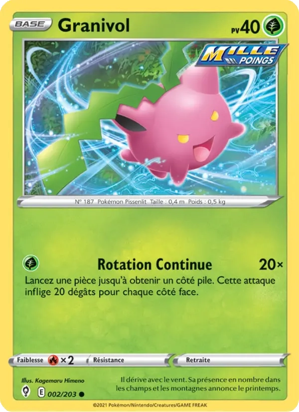 Granivol Reverse 002/203 - Évolution Céleste