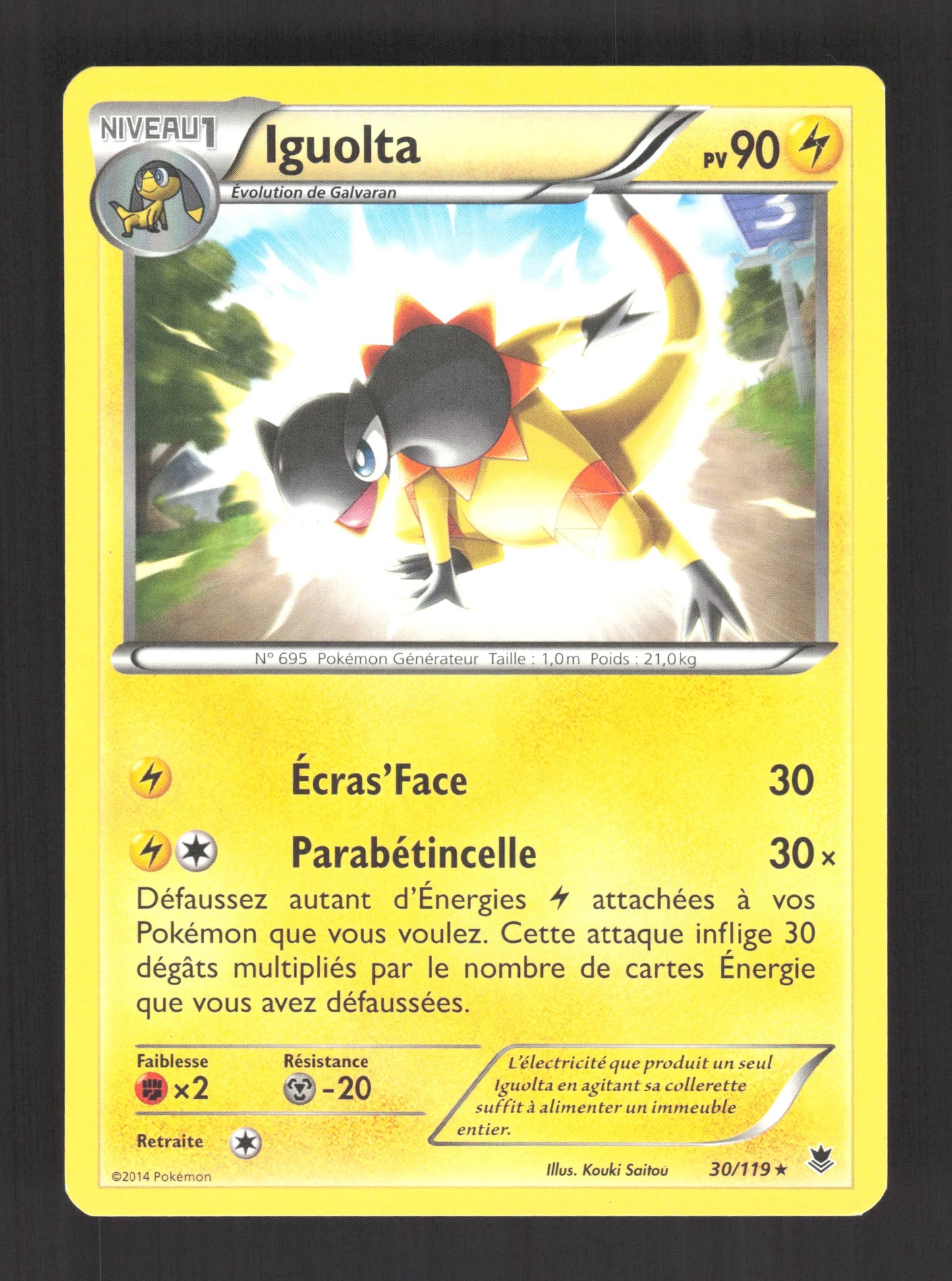 30/119 Iguolta RARE - Vigueur Spectrale