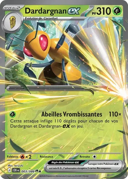 003/086 Dardargnan EX - Chaos Ascendant