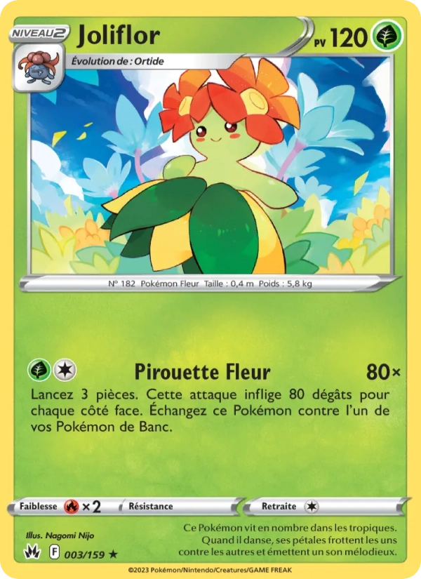 003/159 Joliflor REVERSE - Zénith Suprême