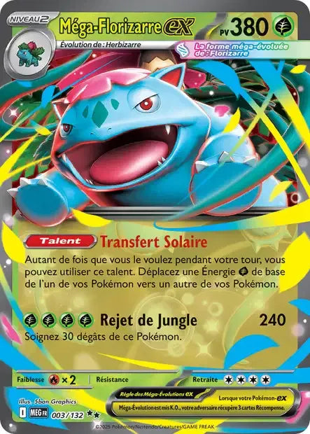 003/132 Mega Florizarre EX - Méga-Évolution