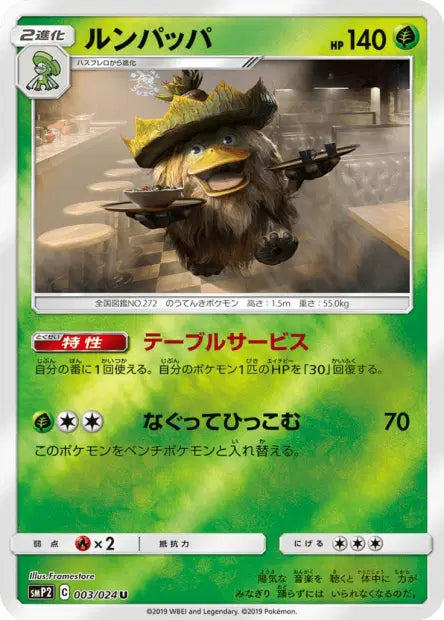 003/024 Ludicolo REVERSE JP - Detective Pikachu