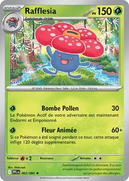 003/094 Rafflesia HOLO COSMOS - Flammes Fantasmagoriques