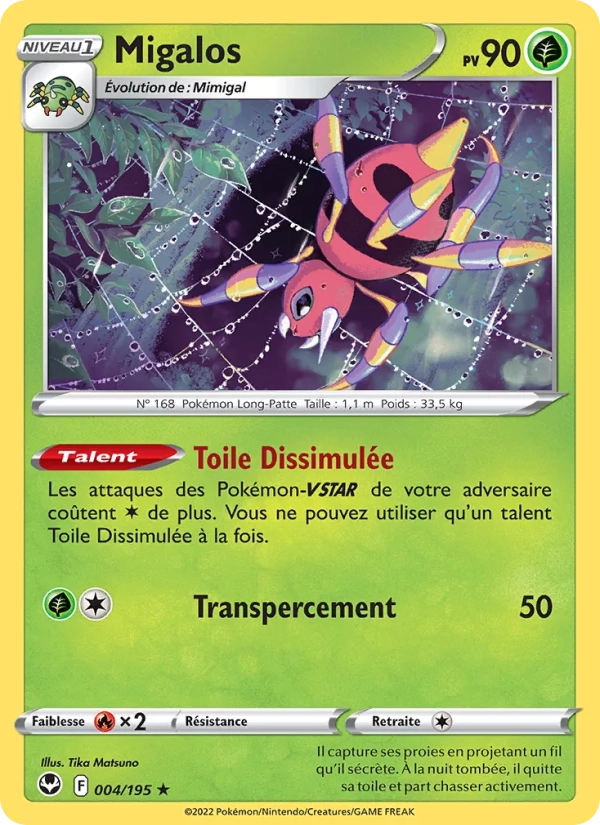 Migalos Holo 004/195 - Tempête Argentée