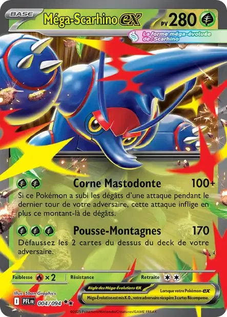 004/094 Mega Scarhino EX - Flammes Fantasmagoriques