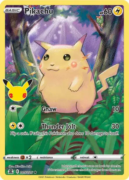 005/025 Pikachu TG - Anglais