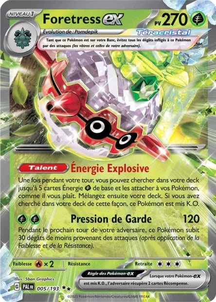 005/193 Foretress EX - Évolutions à Paldea