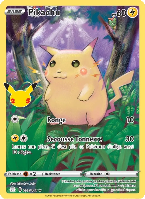 005/025 Pikachu TG - Célébrations