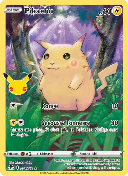 005/025 Pikachu TG - Célébrations