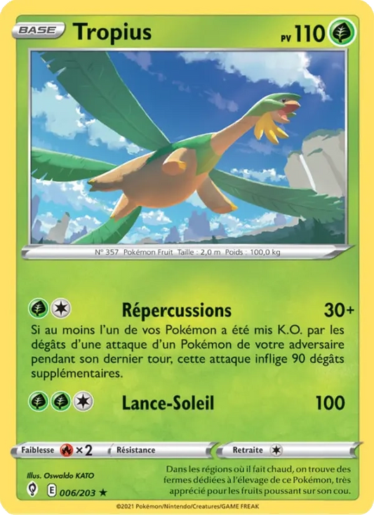 Tropius Reverse 006/203 - Évolution Céleste