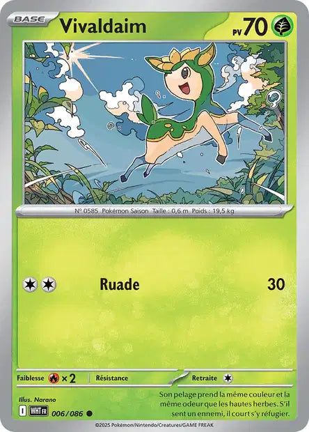 006/086 Vivaldaim POKEBALL - Flamme Blanche - Pokeball