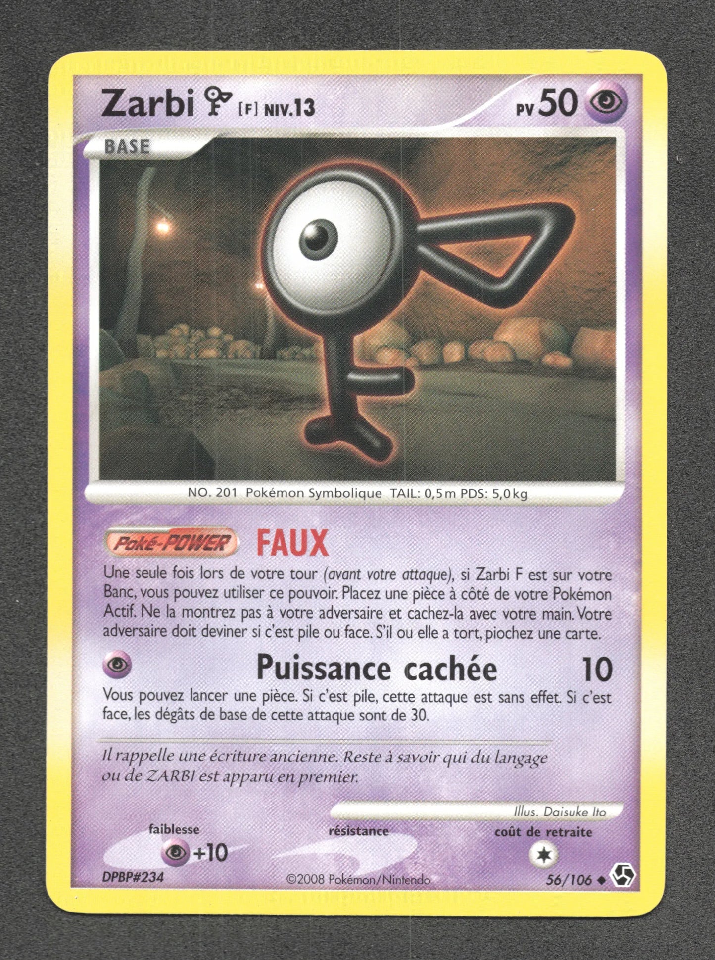 56/106 Zarbi UNCO - Duels au Sommet