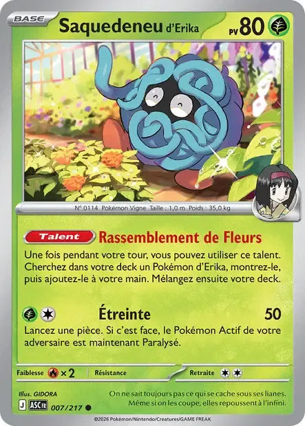 007/217 Saquedeneu HOLO COSMOS - Héros Transcendants