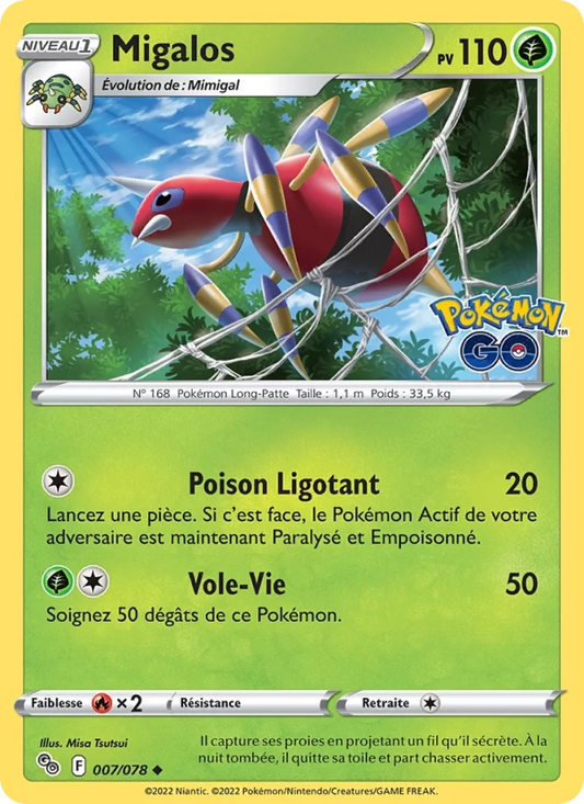 007/078 Migalos Reverse - Pokémon GO