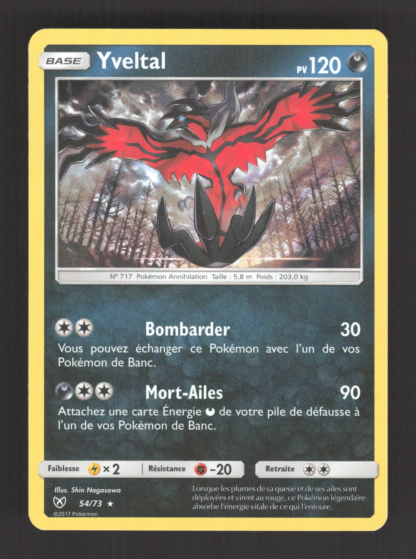 54/73 Yveltal HOLO - Légendes Brillantes