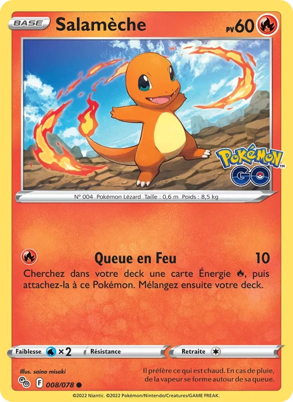 008/078 Salamèche Reverse - Pokémon GO