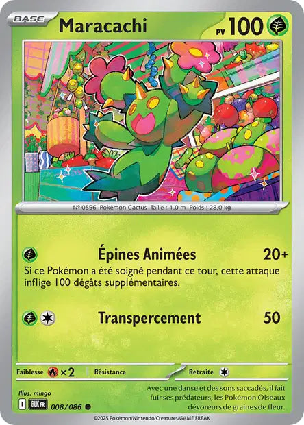 008/086 Maracachi POKEBALL - Foudre Noire