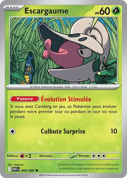 008/086 Escargaume Reverse - Flamme Blanche