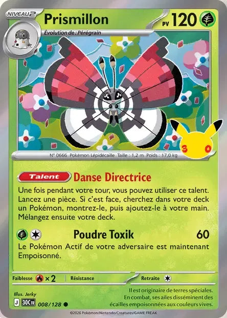 008/128 Prismillon HOLO - 30 Anniversaire