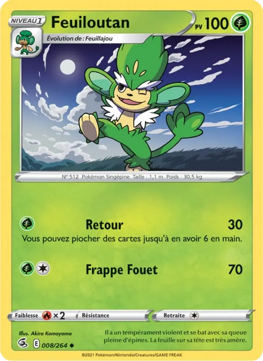 008/264 Feuiloutan Reverse - Poing de Fusion