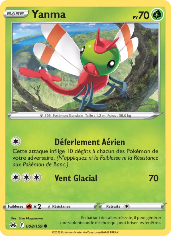 008/159 Yanma REVERSE - Zénith Suprême