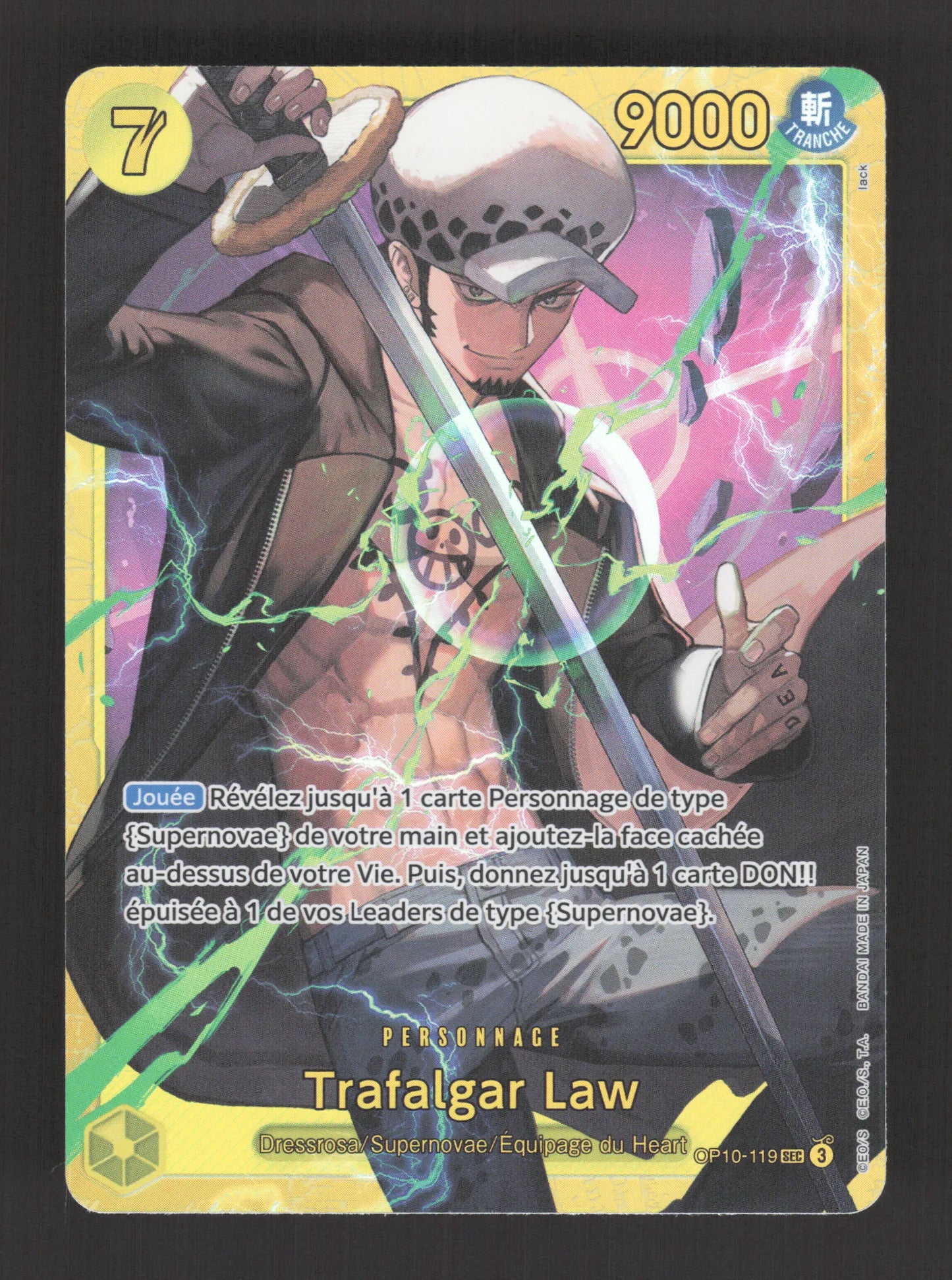 OP10-119-SECRET Trafalgar Law SECRET - One Piece