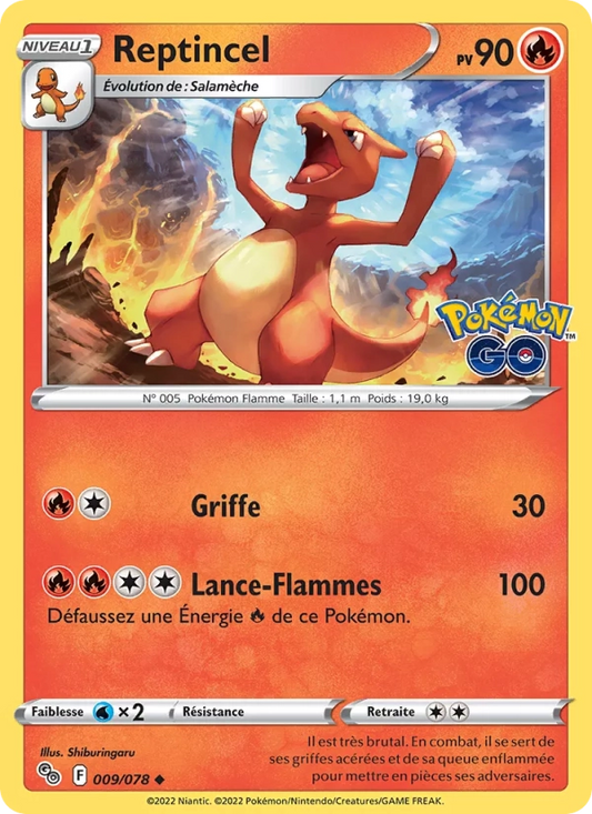 009/078 Reptincel Reverse - Pokémon GO