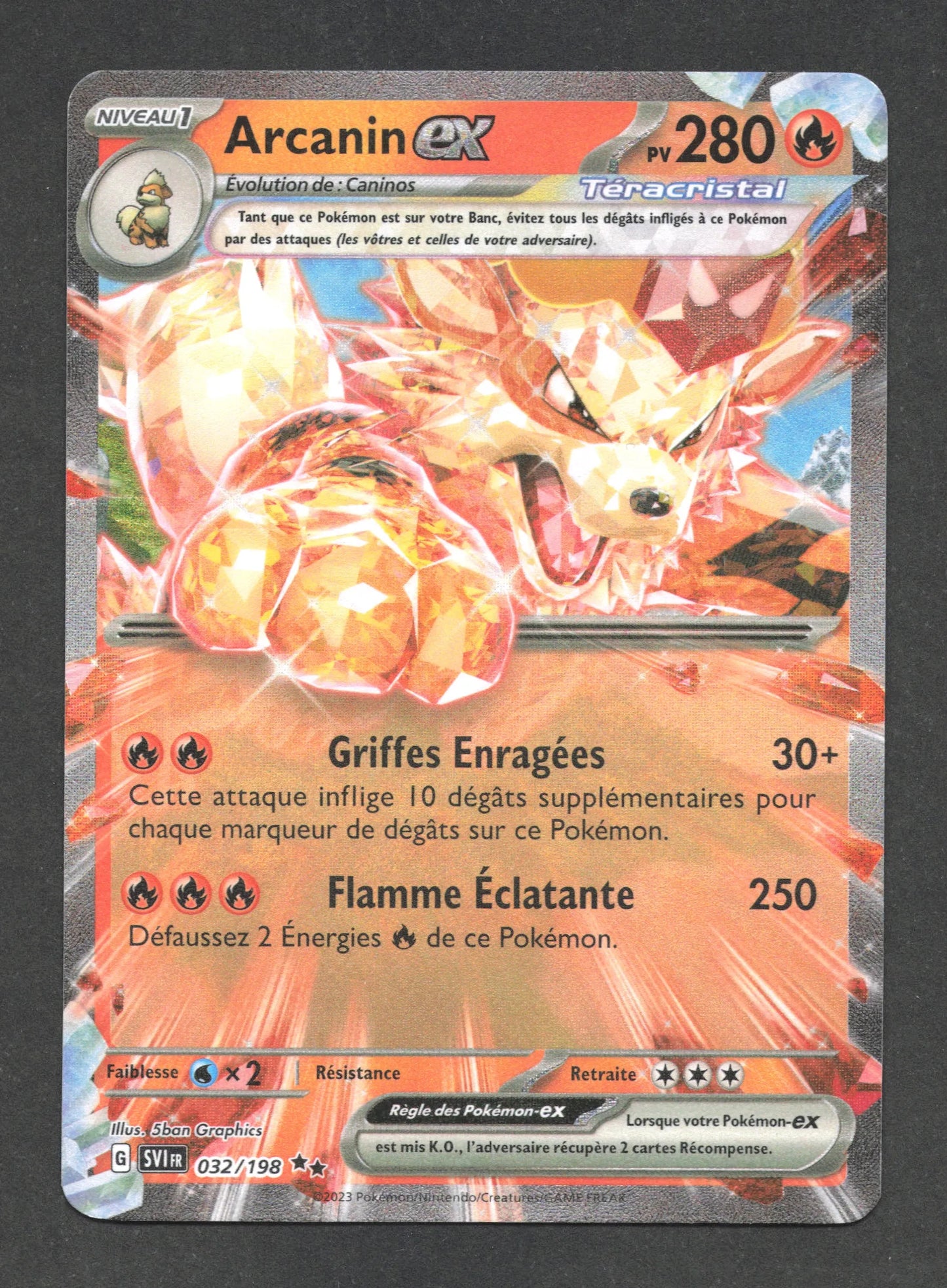 032/198 Arcanin EX - Écarlate et Violet