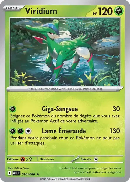 010/086 Viridium Holo - Flamme Blanche