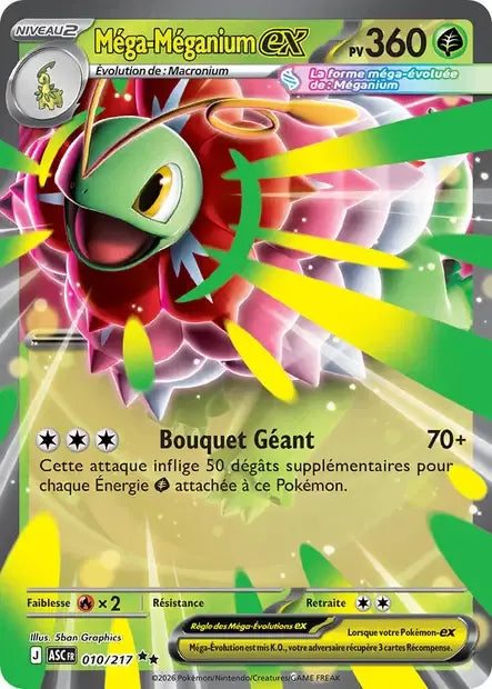 010/217 Mega Meganium EX - Héros Transcendants