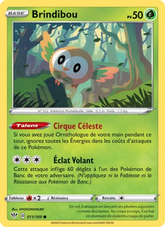 011/189 Brindibou Reverse - Ténèbres Embrasées