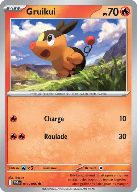 011/086 Gruikui POKEBALL - Flamme Blanche - Pokeball