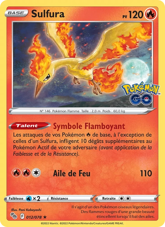 012/078 Sulfura Reverse - Pokémon GO