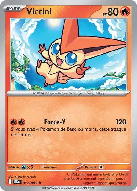 012/086 Victini Holo - Foudre Noire